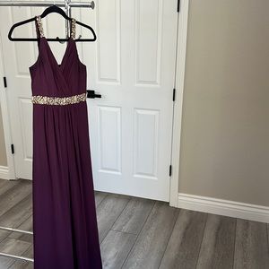 Beautiful purple dress for formal events!